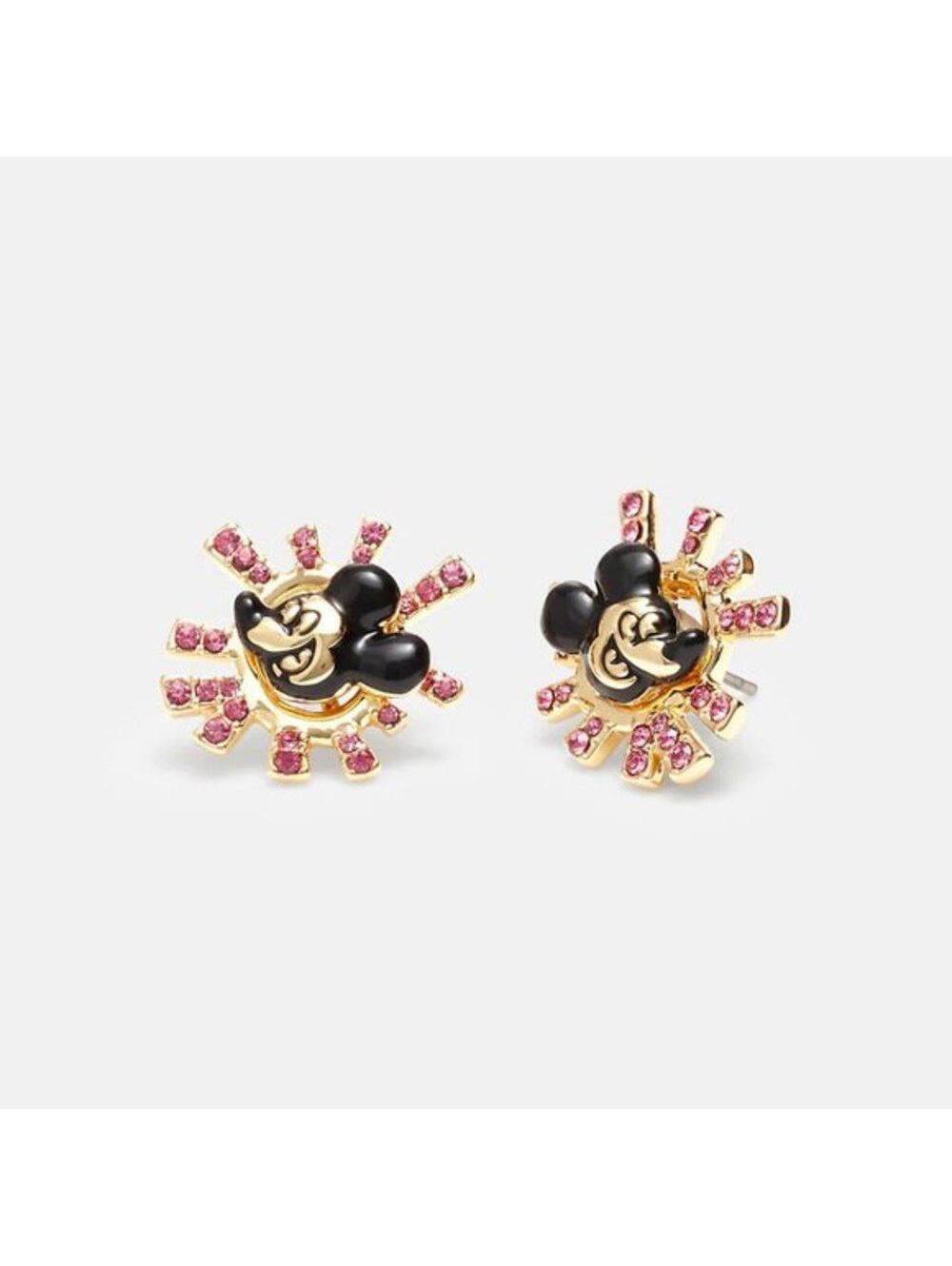 Coach Disney Mickey Mouse Stud Earrings - Picture 1 of 4